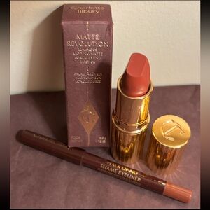 ✨Host Pick✨CharlotteTilbury-Matte Lipstick &Travel Eyeliner-Walk Of No Shame